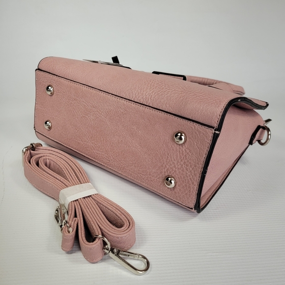 NWT K.Carroll Accessories Light Pink Purse, Satchel or Crossbody Square - Picture 5 of 10